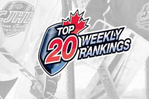 CJHL Top 20 Rankings put on pause for January
