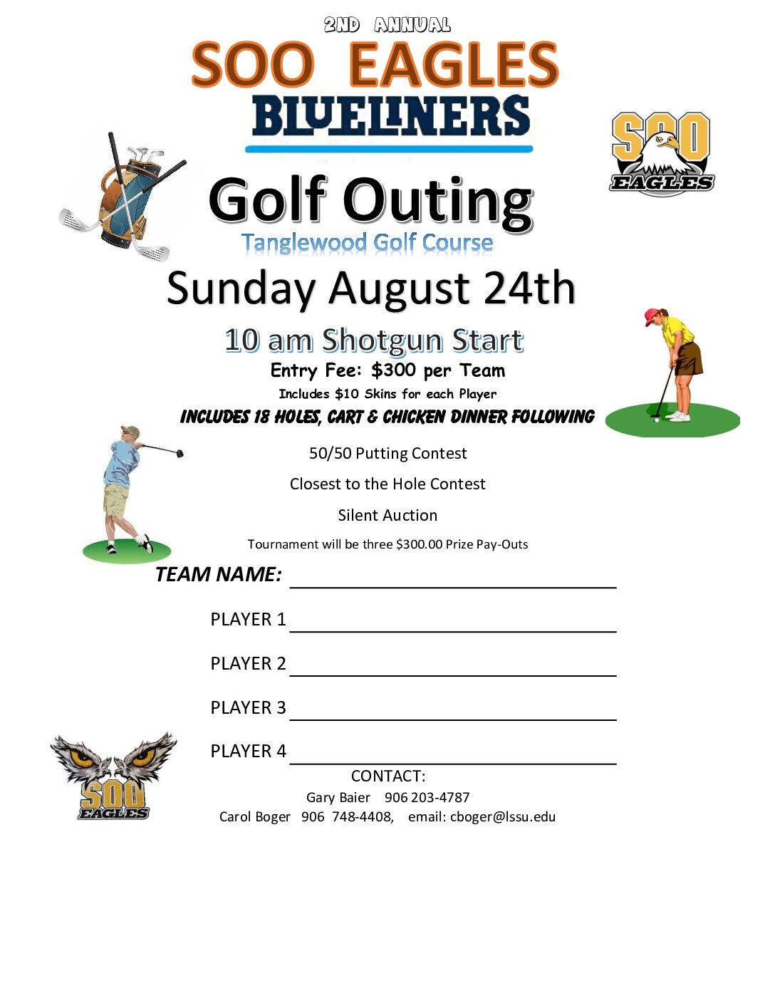 2nd Annual Blueliners Golf Tourney