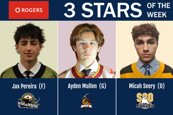NOJHL names its Rogers 3 Stars of the Week