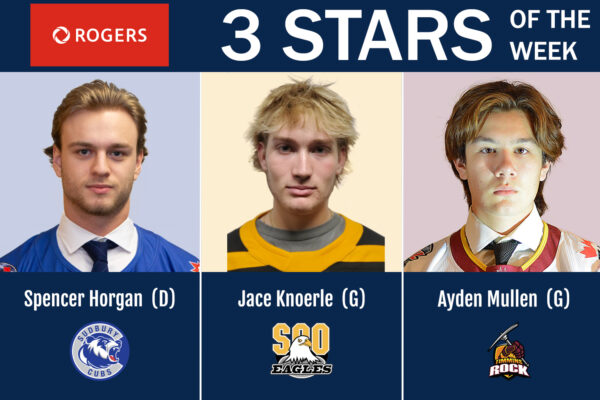 NOJHL names its Rogers 3 Stars of the Week
