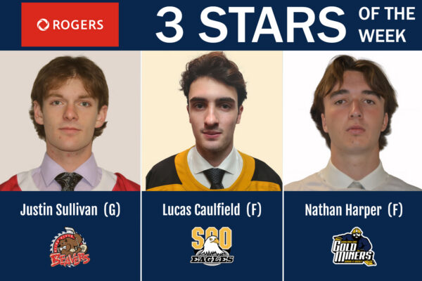 NOJHL names its Rogers 3 Stars of the Week