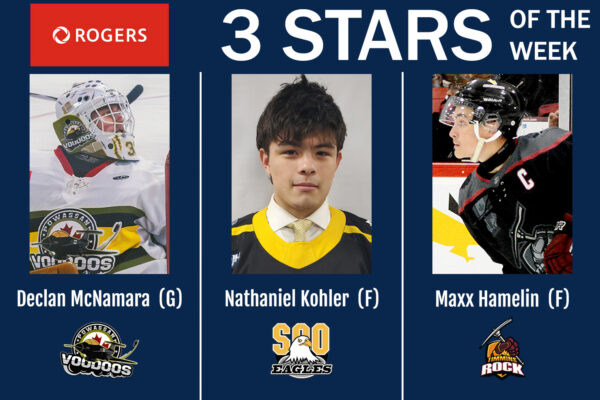 NOJHL names Rogers 3 Stars of the Week